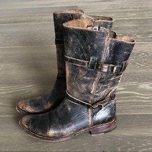BED STU Handmade Goodyear Welted Leather Boots